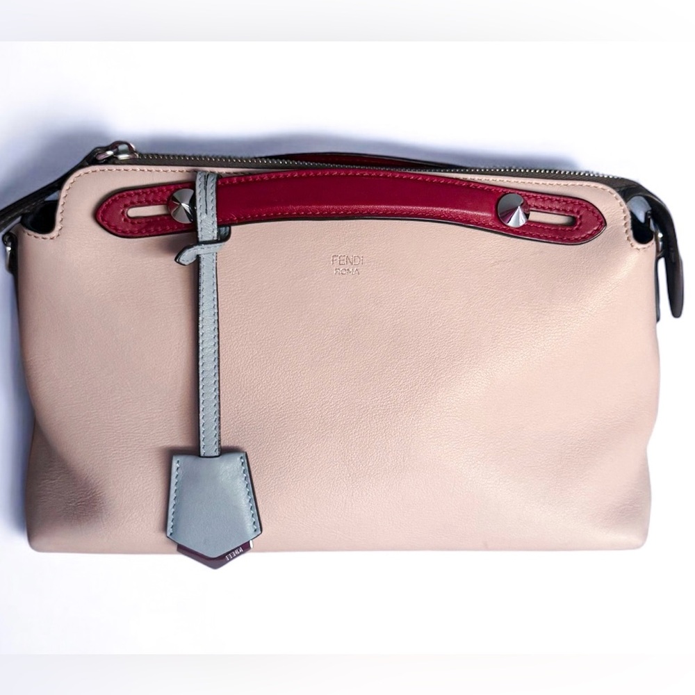 Fendi Vitello Dolce By The Way Medium Boston Bag – Blush Pink Multicolor - COA